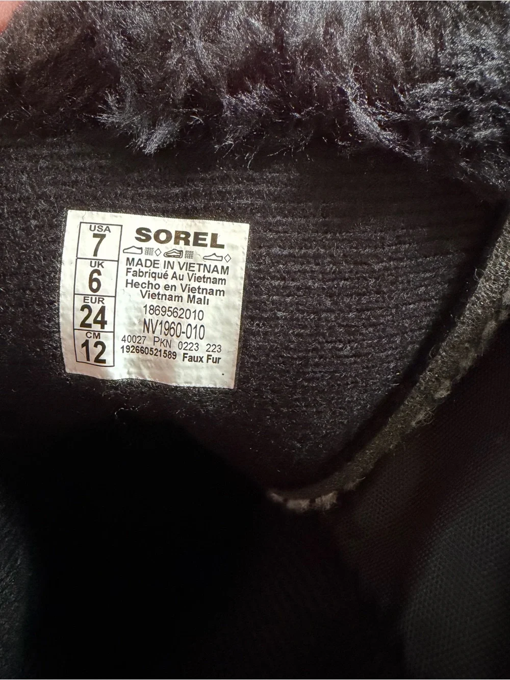 Sorel Kids' Snow Commander Waterproof Winter Boot Toddler Size 7 Black